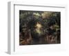 Landscape with the Apostle Philip Baptizing the Eunuch, (1590-1632)-David Vinckboons-Framed Giclee Print