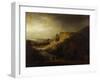 Landscape with the Baptism of the Eunuch-Rembrandt van Rijn-Framed Giclee Print