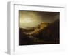 Landscape with the Baptism of the Eunuch-Rembrandt van Rijn-Framed Giclee Print