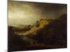 Landscape with the Baptism of the Eunuch-Rembrandt van Rijn-Mounted Giclee Print