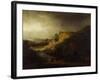 Landscape with the Baptism of the Eunuch-Rembrandt van Rijn-Framed Giclee Print