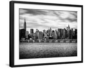 Landscape with the Chrysler Building and Empire State Building Views-Philippe Hugonnard-Framed Photographic Print