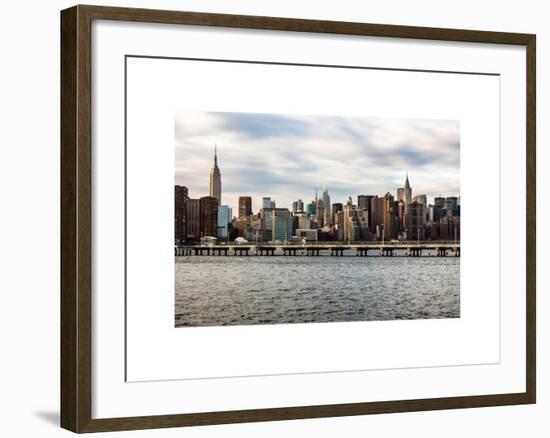 Landscape with the Chrysler Building and Empire State Building Views-Philippe Hugonnard-Framed Art Print