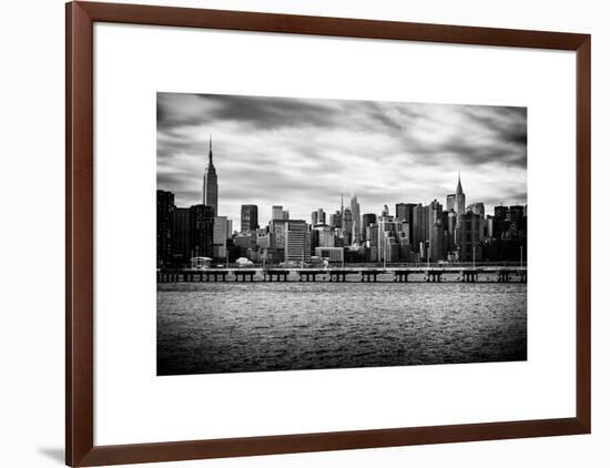 Landscape with the Chrysler Building and Empire State Building Views-Philippe Hugonnard-Framed Art Print