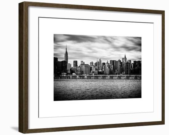 Landscape with the Chrysler Building and Empire State Building Views-Philippe Hugonnard-Framed Art Print