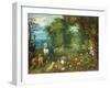 Landscape with the Creation of Eve-Mar Brueghel the Elder-Framed Giclee Print