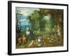 Landscape with the Creation of Eve-Mar Brueghel the Elder-Framed Giclee Print