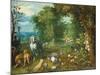 Landscape with the Creation of Eve-Mar Brueghel the Elder-Mounted Giclee Print