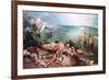 Landscape with the Fall of Icarus, C1555-Pieter Bruegel the Elder-Framed Giclee Print