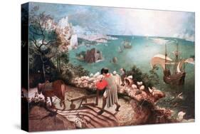 Landscape with the Fall of Icarus, C1555-Pieter Bruegel the Elder-Stretched Canvas