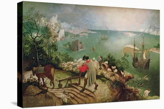 Landscape with the Fall of Icarus, circa 1555-Pieter Bruegel the Elder-Stretched Canvas