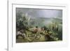 Landscape with the Fall of Icarus-Pieter Bruegel the Elder-Framed Premium Giclee Print