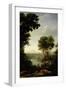 Landscape with the Finding of Moses-Claude Lorraine-Framed Giclee Print