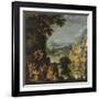 Landscape with the flight into Egypt, c.1610-40-David The Elder Teniers-Framed Giclee Print