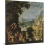 Landscape with the flight into Egypt, c.1610-40-David The Elder Teniers-Mounted Giclee Print