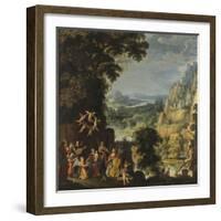 Landscape with the flight into Egypt, c.1610-40-David The Elder Teniers-Framed Giclee Print