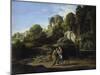 Landscape with the Flight to Egypt-Adam Elsheimer-Mounted Giclee Print