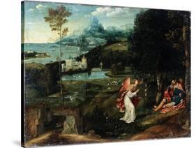 Landscape with the Legend of Saint Roch, Early 16th Century-Joachim Patinir-Stretched Canvas