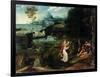 Landscape with the Legend of Saint Roch, Early 16th Century-Joachim Patinir-Framed Giclee Print