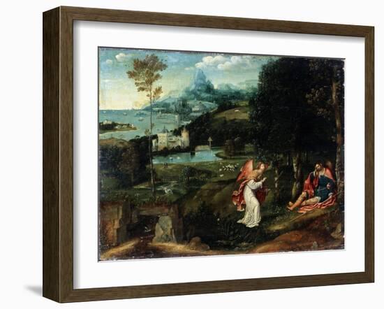 Landscape with the Legend of Saint Roch, Early 16th Century-Joachim Patinir-Framed Giclee Print