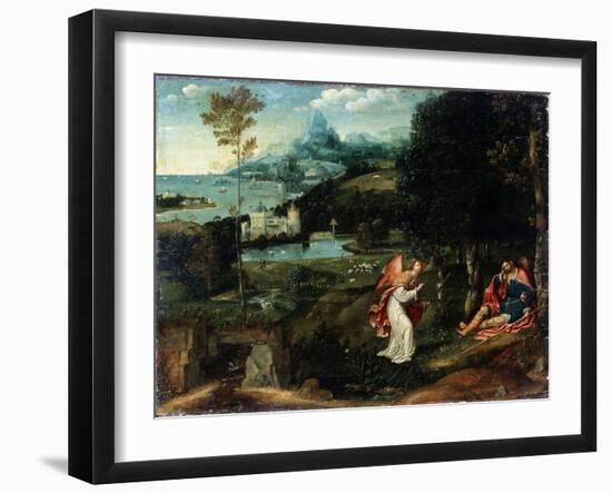 Landscape with the Legend of Saint Roch, Early 16th Century-Joachim Patinir-Framed Giclee Print