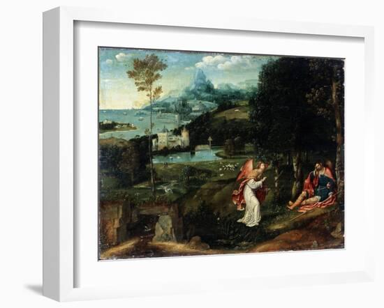 Landscape with the Legend of Saint Roch, Early 16th Century-Joachim Patinir-Framed Giclee Print