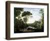 Landscape with the Nymph Egeria-Claude Lorraine-Framed Premium Giclee Print