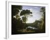 Landscape with the Nymph Egeria-Claude Lorraine-Framed Giclee Print