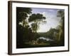 Landscape with the Nymph Egeria-Claude Lorraine-Framed Giclee Print