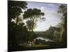 Landscape with the Nymph Egeria-Claude Lorraine-Mounted Giclee Print