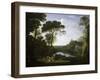 Landscape with the Nymph Egeria-Claude Lorraine-Framed Giclee Print