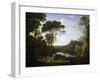 Landscape with the Nymph Egeria-Claude Lorraine-Framed Giclee Print