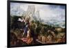 Landscape with the Offering of Isaac, C.1540-Herri Met De Bles-Framed Giclee Print