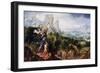 Landscape with the Offering of Isaac, C.1540-Herri Met De Bles-Framed Giclee Print