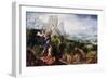 Landscape with the Offering of Isaac, C.1540-Herri Met De Bles-Framed Giclee Print