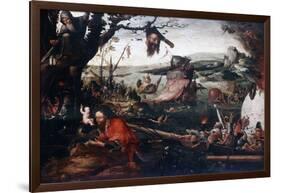 Landscape with the Parable of Saint Christopher, Early16th Century-Jan Mandyn-Framed Giclee Print