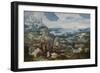 Landscape with the Penitent Saint Jerome, 1530-40-null-Framed Giclee Print
