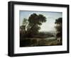 Landscape with the Rest on the Flight into Egypt (Midda), 1661-Claude Lorraine-Framed Giclee Print