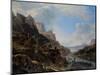 Landscape with the River Rhine, 1650 (Oil on Canvas)-Herman the Younger Saftleven-Mounted Giclee Print