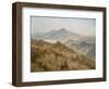 Landscape with the Rosenberg in the Bohemian Mountains-Caspar David Friedrich-Framed Giclee Print