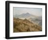 Landscape with the Rosenberg in the Bohemian Mountains-Caspar David Friedrich-Framed Giclee Print