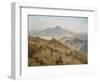 Landscape with the Rosenberg in the Bohemian Mountains-Caspar David Friedrich-Framed Giclee Print