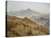 Landscape with the Rosenberg in the Bohemian Mountains-Caspar David Friedrich-Stretched Canvas