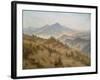 Landscape with the Rosenberg in the Bohemian Mountains-Caspar David Friedrich-Framed Giclee Print