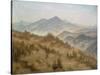 Landscape with the Rosenberg in the Bohemian Mountains-Caspar David Friedrich-Stretched Canvas