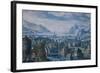 Landscape with the Story of Jephthah's Daughter, 1580-89-Jacob Savery-Framed Art Print