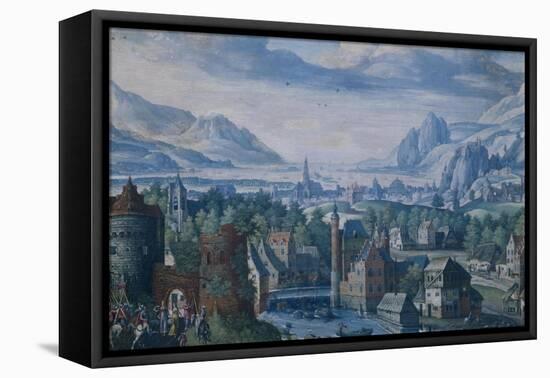 Landscape with the Story of Jephthah's Daughter, 1580-89-Jacob Savery-Framed Stretched Canvas