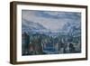 Landscape with the Story of Jephthahs Daughter-Jacob Savery-Framed Art Print