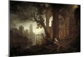 Landscape with the Temptation of Saint Anthony-Claude Lorraine-Mounted Giclee Print