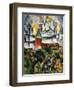 Landscape with the Trinity-Sergius-Monastery, 1920-Aristarkh Lentulov-Framed Giclee Print